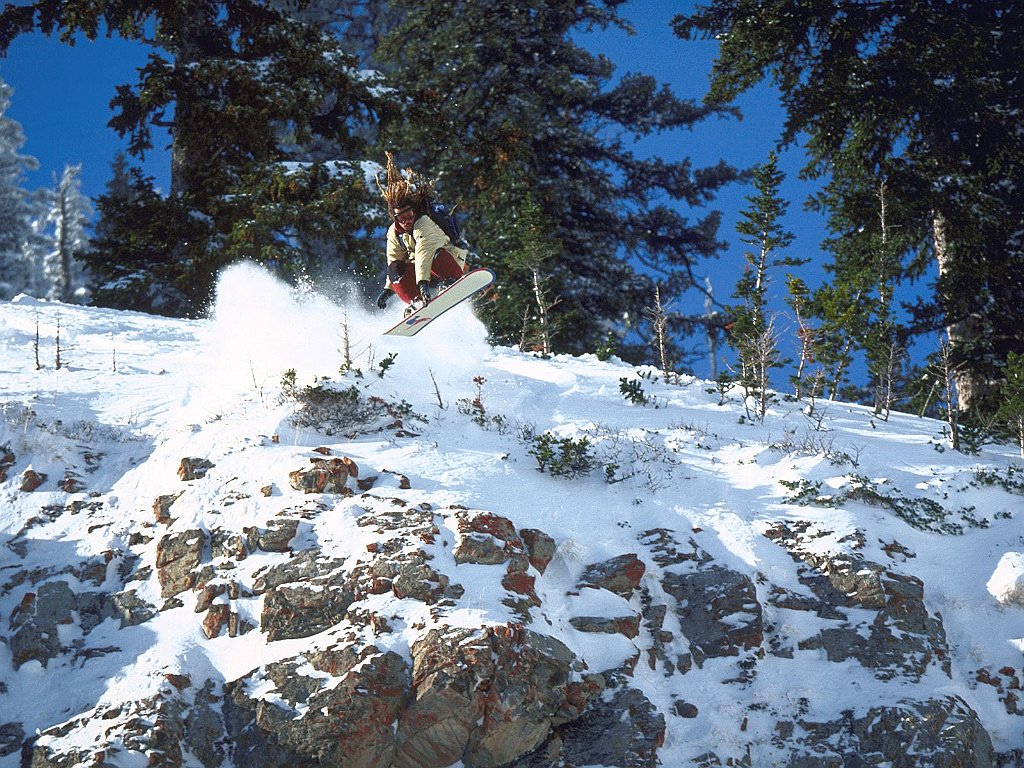 Cliff Jumping, Jackson Hole, Wyoming